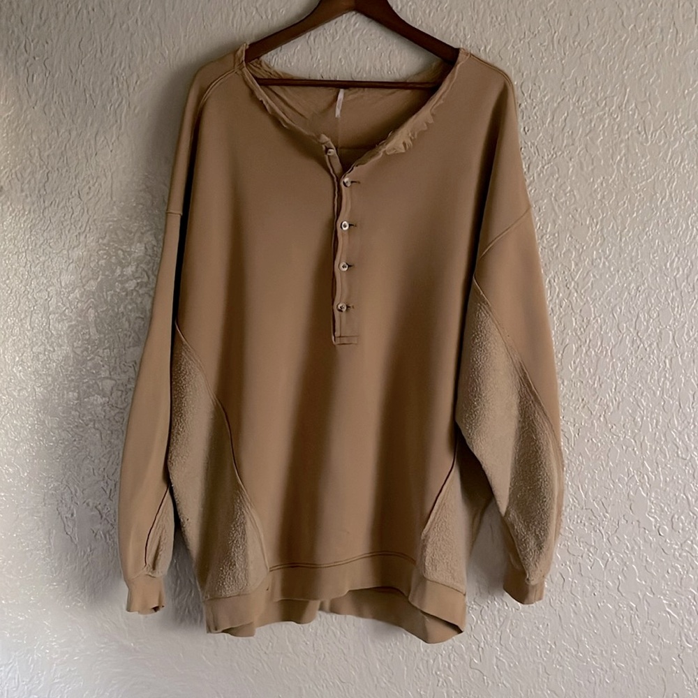 Free People Oversized Sweatshirt